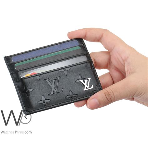 lv card holder black|louis vuitton name card holder.